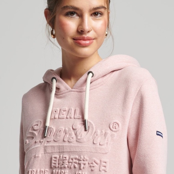 superdry embossed graphic logo hoodie - Picture 3 of 3